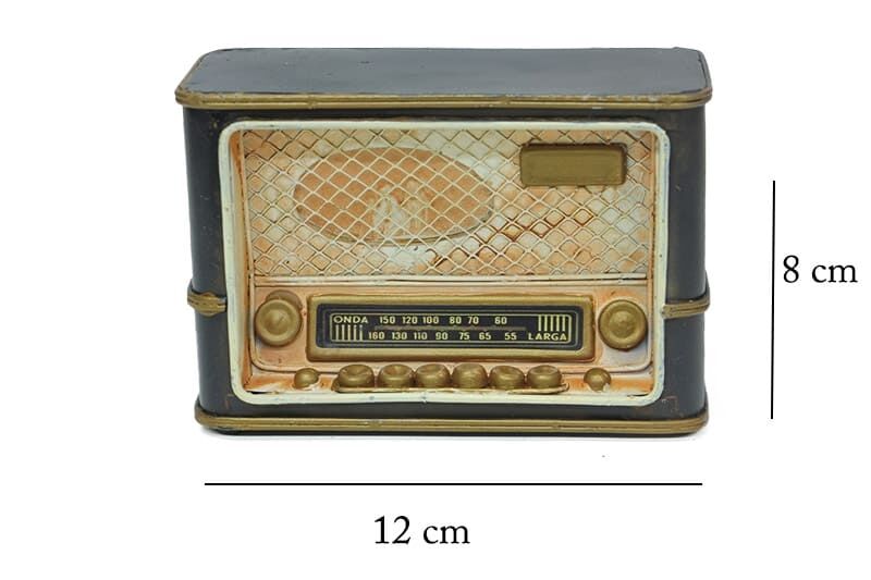 Dekoratif Metal Radyo C1319