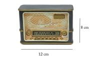 Dekoratif Metal Radyo C1319