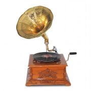 Ahşap Kare  Gramofon