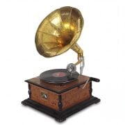 Ahşap Kare  Gramofon