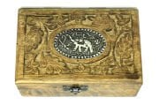 Eskitme Ahşap Antik Kutu 15x6x10 cm. 197/D