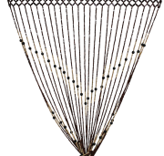 Ahşap Boncuklu Kapı perdesi 90x180 cm. 27 Sıra K021
