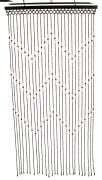 Ahşap Boncuklu Kapı perdesi 90x180 cm. 27 Sıra K023