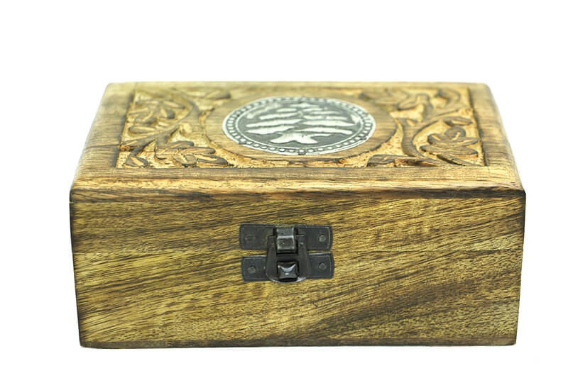 Eskitme Ahşap Antik Kutu 15x6x10 cm. 197/A
