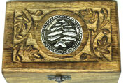 Eskitme Ahşap Antik Kutu 15x6x10 cm. 197/A