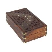 Ahşap Oymalı Kutu 25x14 cm. K08