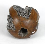 Doğal Ahşap Dekoratif Küre K01 28x28x26 cm.