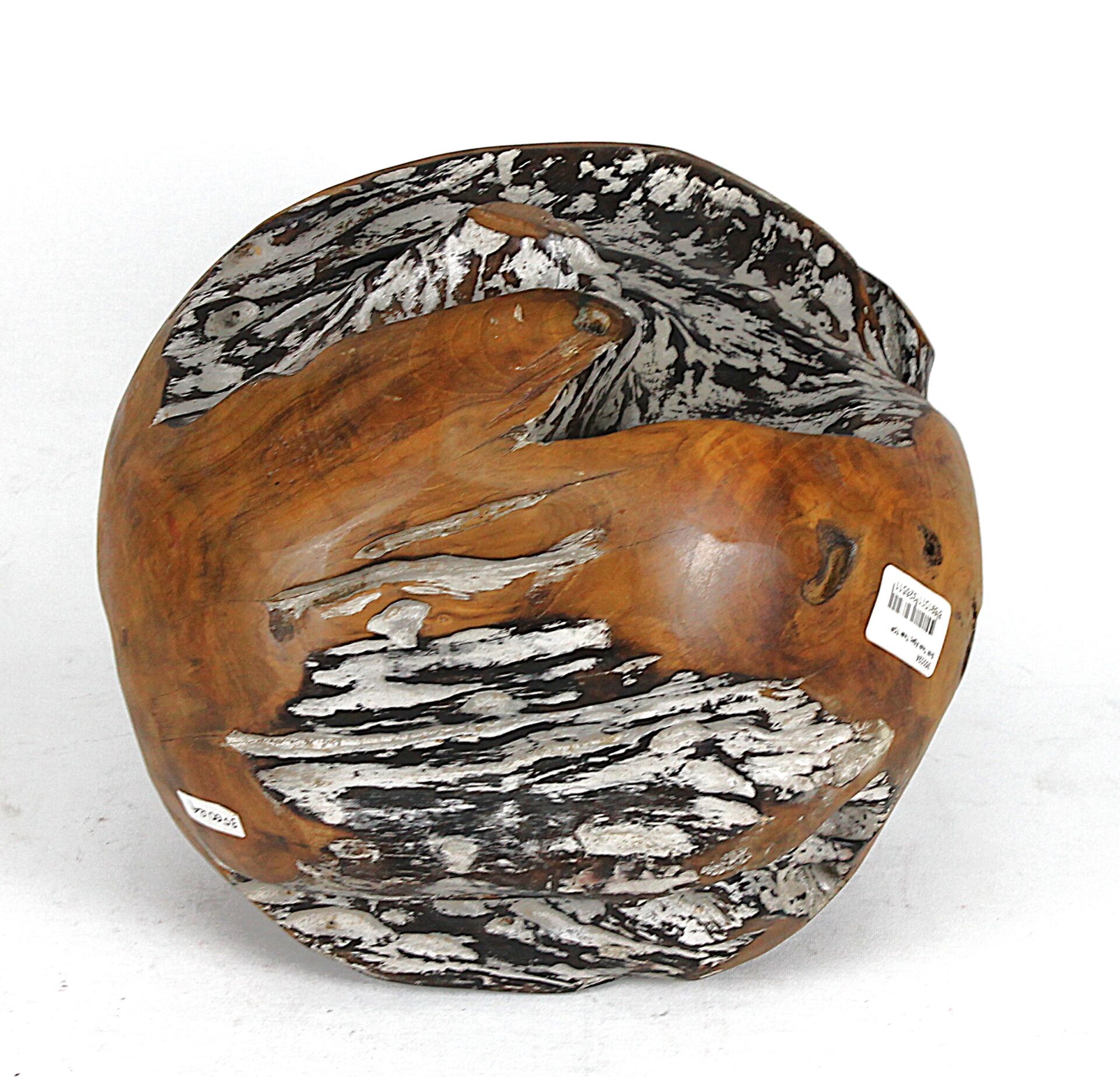 Doğal Ahşap Dekoratif Küre K01 28x28x26 cm.