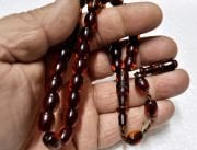 Ateş Kehribar Tesbih 9*10 mm (KHR-11073)