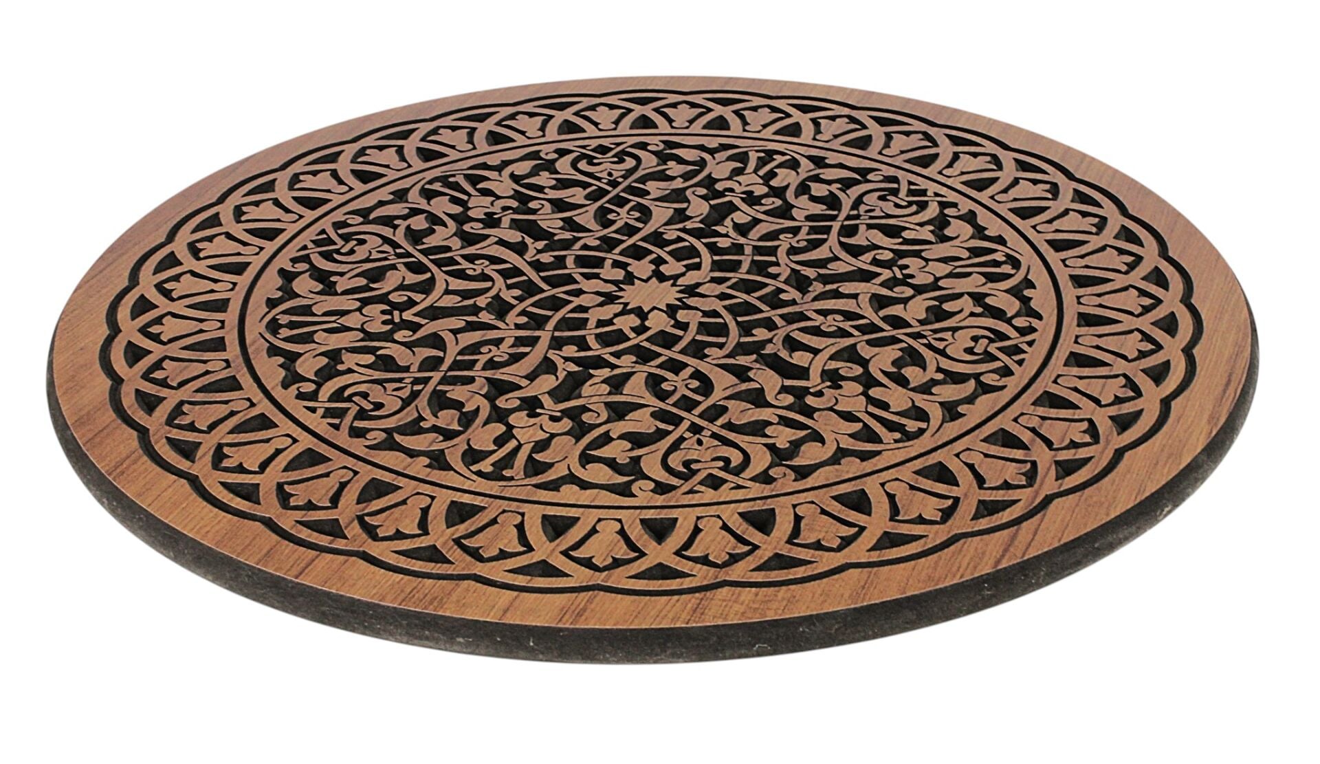 MDF Lam Oymalı Sehpa Tablası 57 cm.